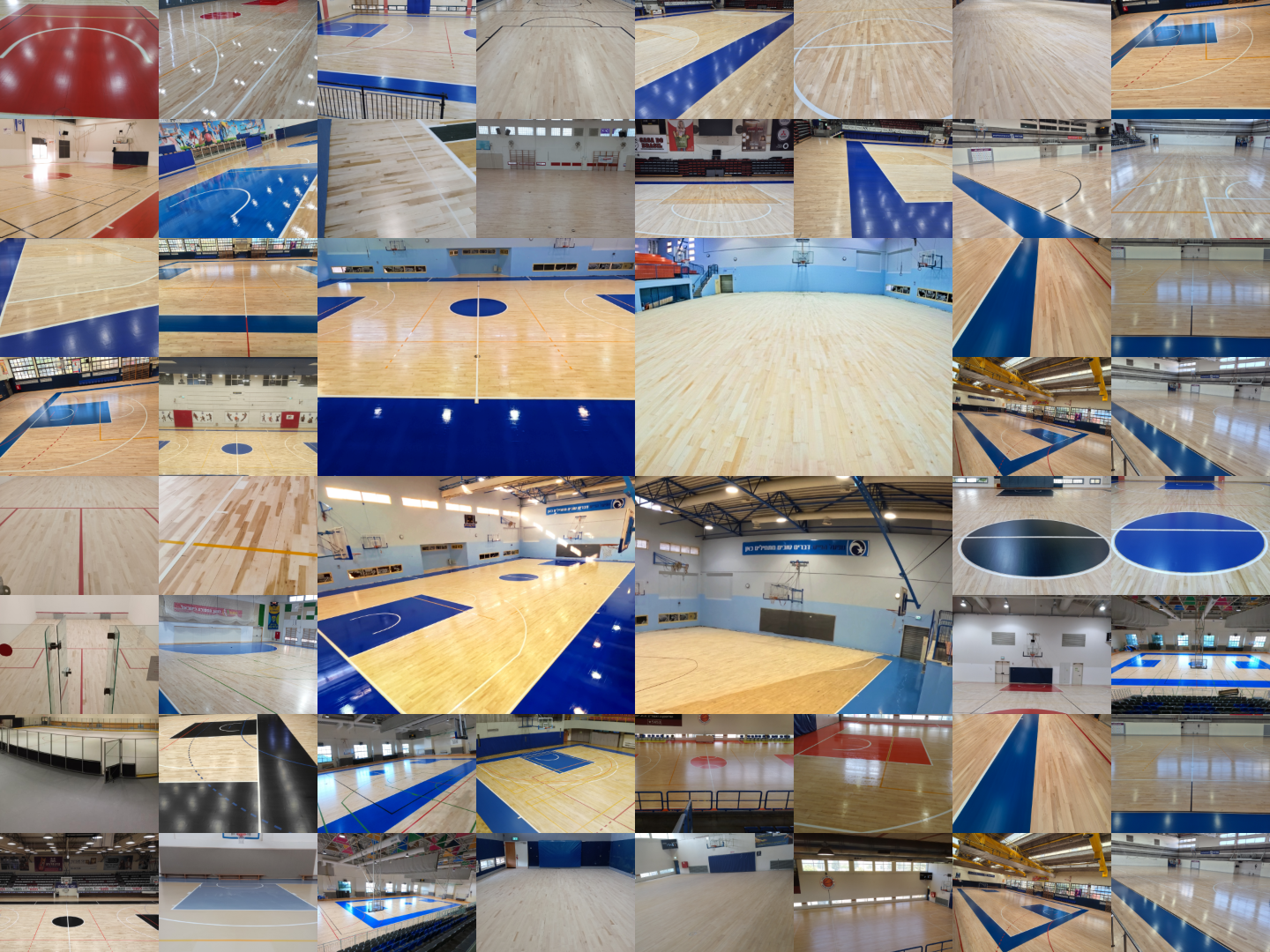 משטחי ספורט מקצועיים